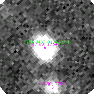 M33-013422.91 in filter B on MJD  58696.390