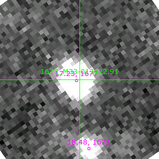 M33-013422.91 in filter B on MJD  58784.120