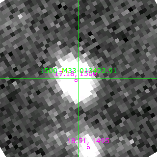 M33-013422.91 in filter B on MJD  59081.300