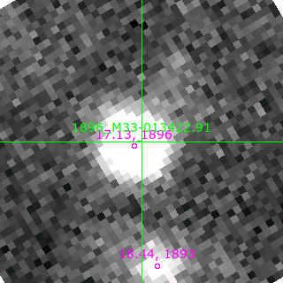 M33-013422.91 in filter B on MJD  59082.340