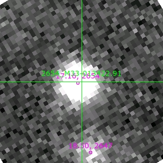 M33-013422.91 in filter B on MJD  59161.090