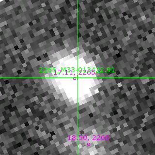 M33-013422.91 in filter B on MJD  59854.190