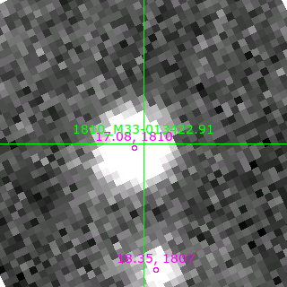 M33-013422.91 in filter B on MJD  59903.180