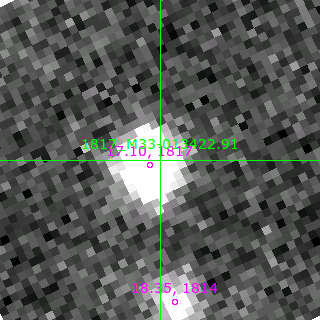M33-013422.91 in filter B on MJD  59932.150