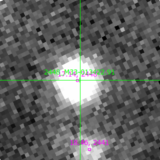 M33-013422.91 in filter B on MJD  60262.130