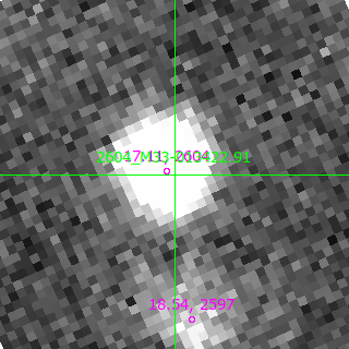 M33-013422.91 in filter B on MJD  60290.140