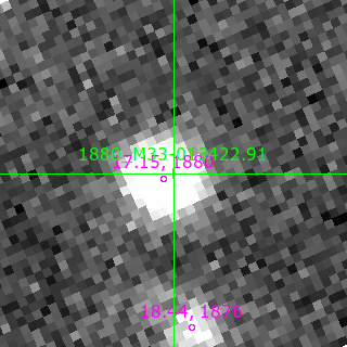 M33-013422.91 in filter B on MJD  60529.370