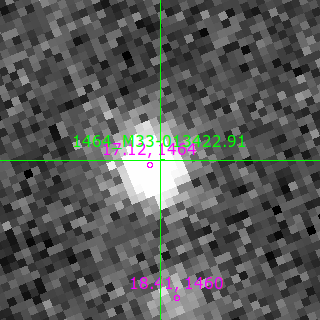 M33-013422.91 in filter B on MJD  60595.130