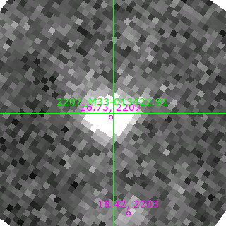 M33-013422.91 in filter I on MJD  58342.380