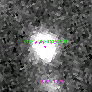 M33-013422.91 in filter R on MJD  57964.350