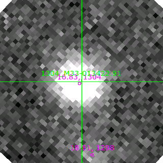 M33-013422.91 in filter R on MJD  58420.080