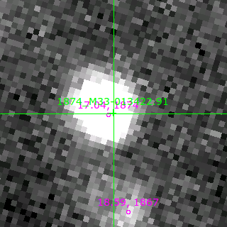 M33-013422.91 in filter V on MJD  57335.180