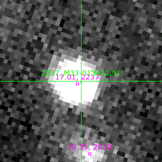 M33-013422.91 in filter V on MJD  57634.340