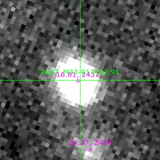 M33-013422.91 in filter V on MJD  57964.350