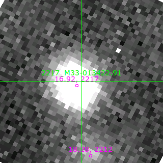 M33-013422.91 in filter V on MJD  58073.190