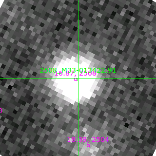 M33-013422.91 in filter V on MJD  58073.190