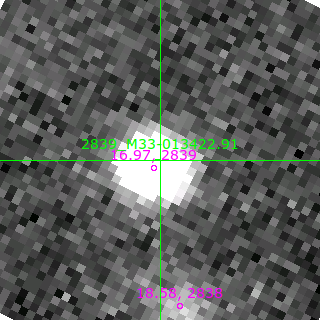 M33-013422.91 in filter V on MJD  58108.130