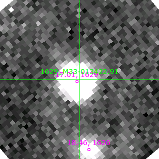 M33-013422.91 in filter V on MJD  58696.390
