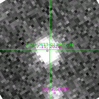 M33-013422.91 in filter V on MJD  59081.300