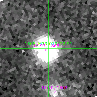 M33-013422.91 in filter V on MJD  59851.150