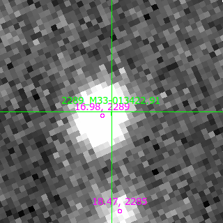 M33-013422.91 in filter V on MJD  60292.170