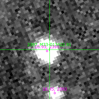 M33-013422.91 in filter V on MJD  60342.090