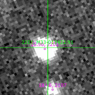 M33-013422.91 in filter V on MJD  60556.250