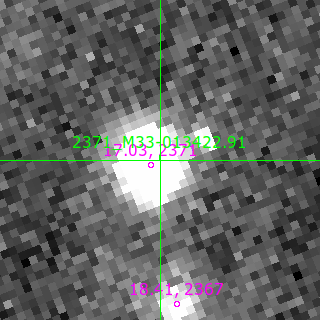 M33-013422.91 in filter V on MJD  60651.150