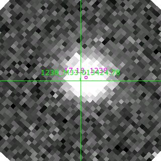 M33-013424.78 in filter B on MJD  58420.080