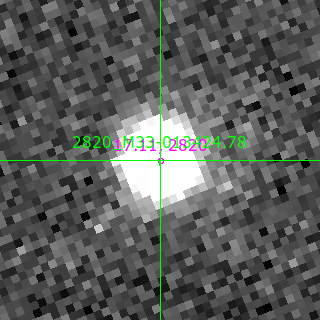 M33-013424.78 in filter B on MJD  60651.140