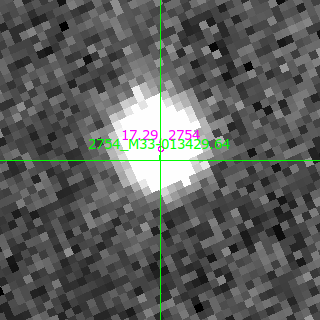 M33-013429.64 in filter B on MJD  60290.150