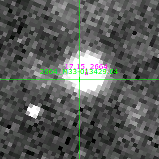 M33-013429.64 in filter R on MJD  57964.350