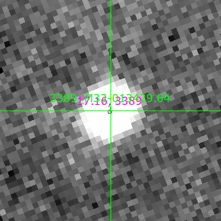 M33-013429.64 in filter V on MJD  60651.140