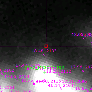 M33-013432.76 in filter B on MJD  57634.340