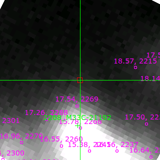 M33-013432.76 in filter B on MJD  58073.180