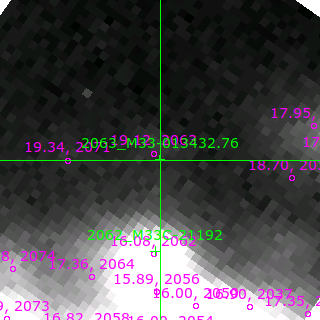 M33-013432.76 in filter B on MJD  58342.380