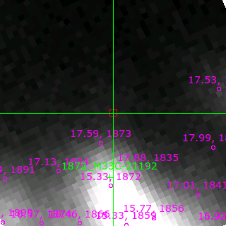 M33-013432.76 in filter B on MJD  59854.190