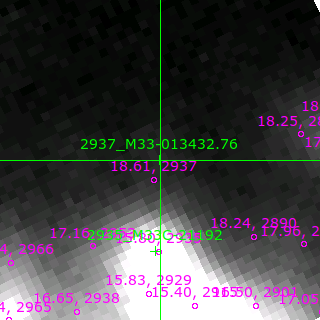 M33-013432.76 in filter B on MJD  59904.120