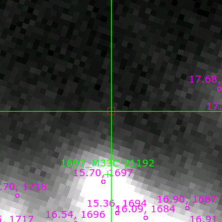 M33-013432.76 in filter I on MJD  57634.340