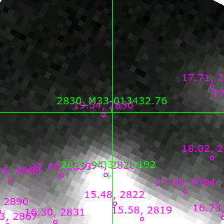 M33-013432.76 in filter V on MJD  58103.160