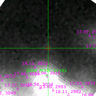 M33-013432.76 in filter V on MJD  58341.380