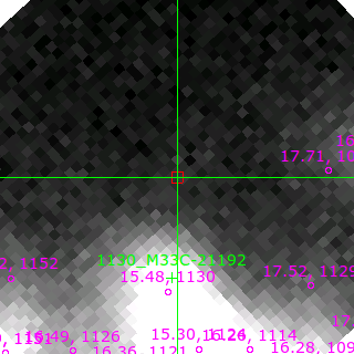 M33-013432.76 in filter V on MJD  58672.390