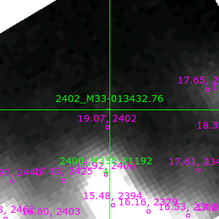 M33-013432.76 in filter V on MJD  59059.380