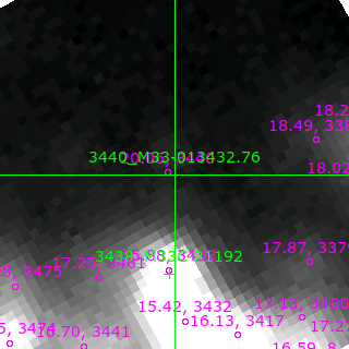 M33-013432.76 in filter V on MJD  59227.070