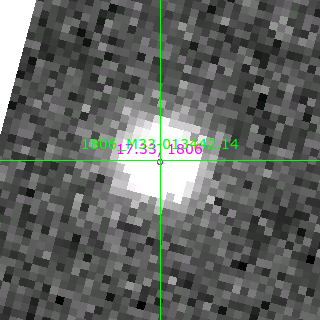 M33-013442.14 in filter V on MJD  57328.190