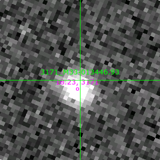 M33-013446.93 in filter V on MJD  57964.370