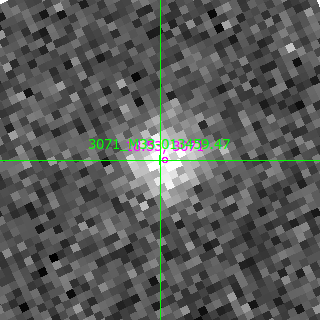 M33-013459.47 in filter B on MJD  60262.130
