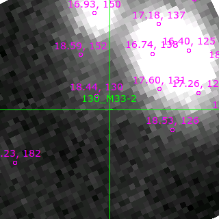 M33-2 in filter B on MJD  59854.230