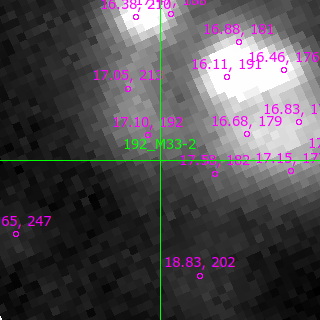 M33-2 in filter R on MJD  60205.160