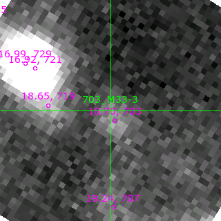 M33-3 in filter B on MJD  58317.370